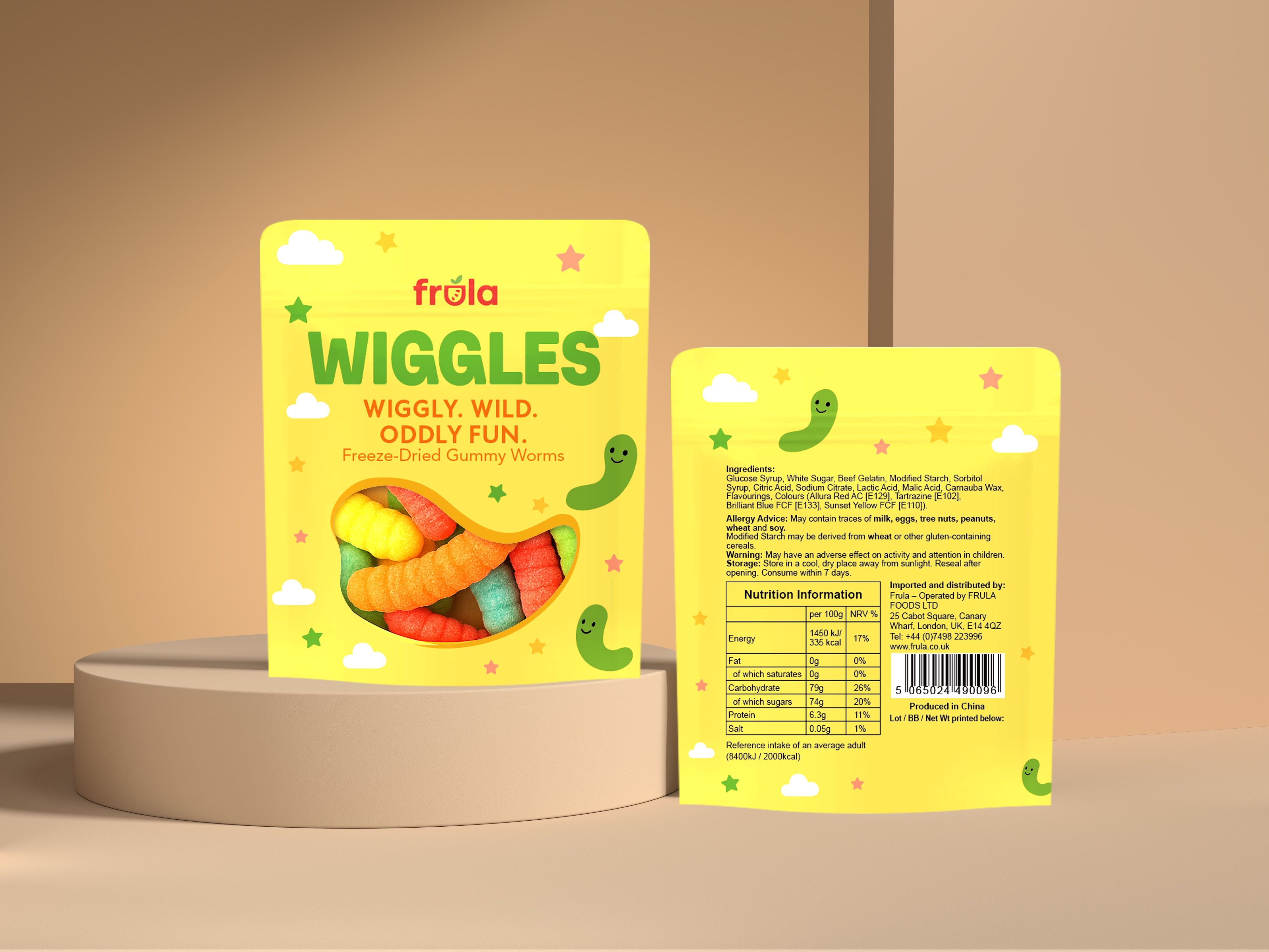 WIGGLES - Freeze Dried Gummy Worms