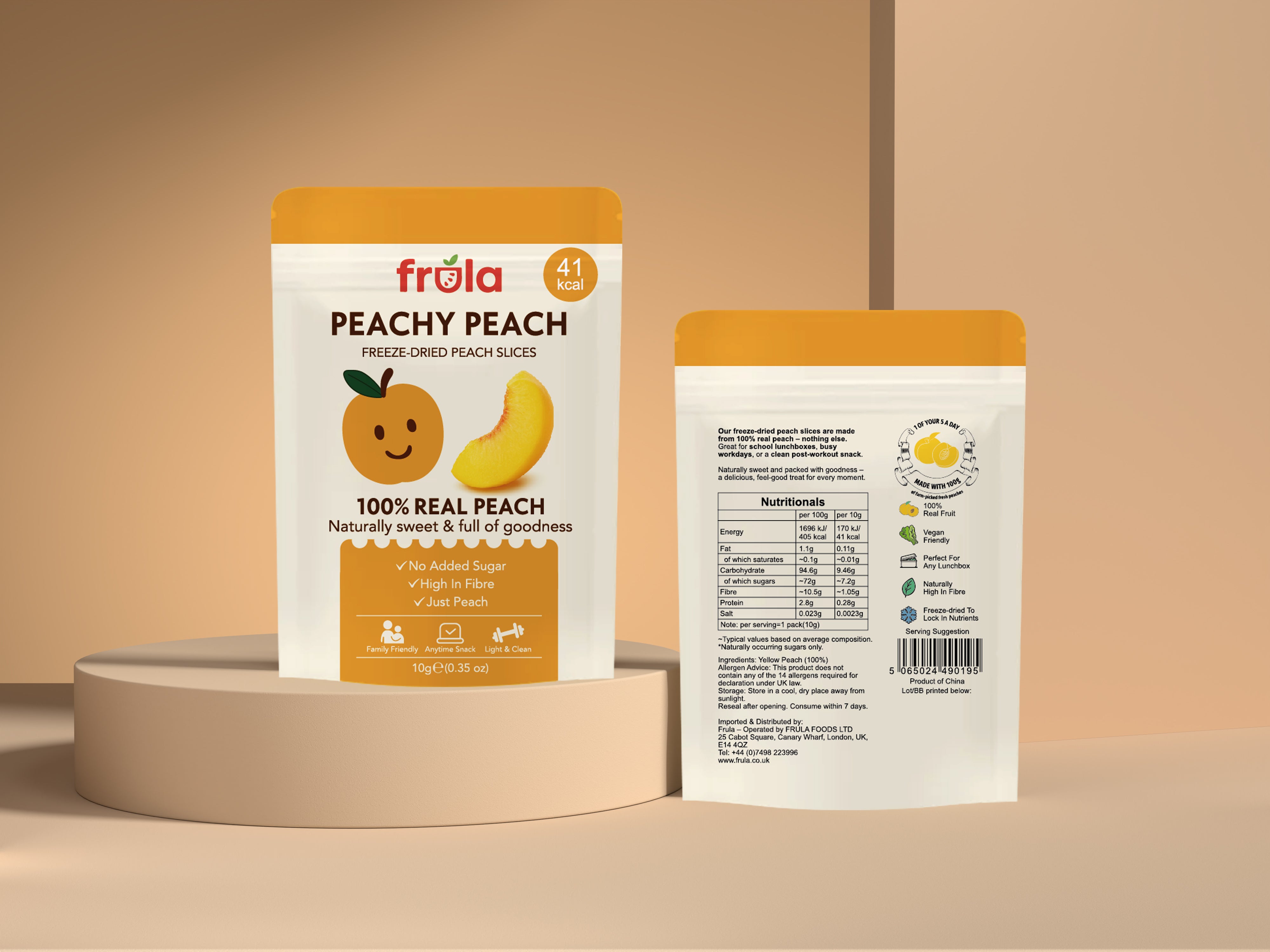 PEACHY PEACH - FREEZE DRIED PEACH SLICES